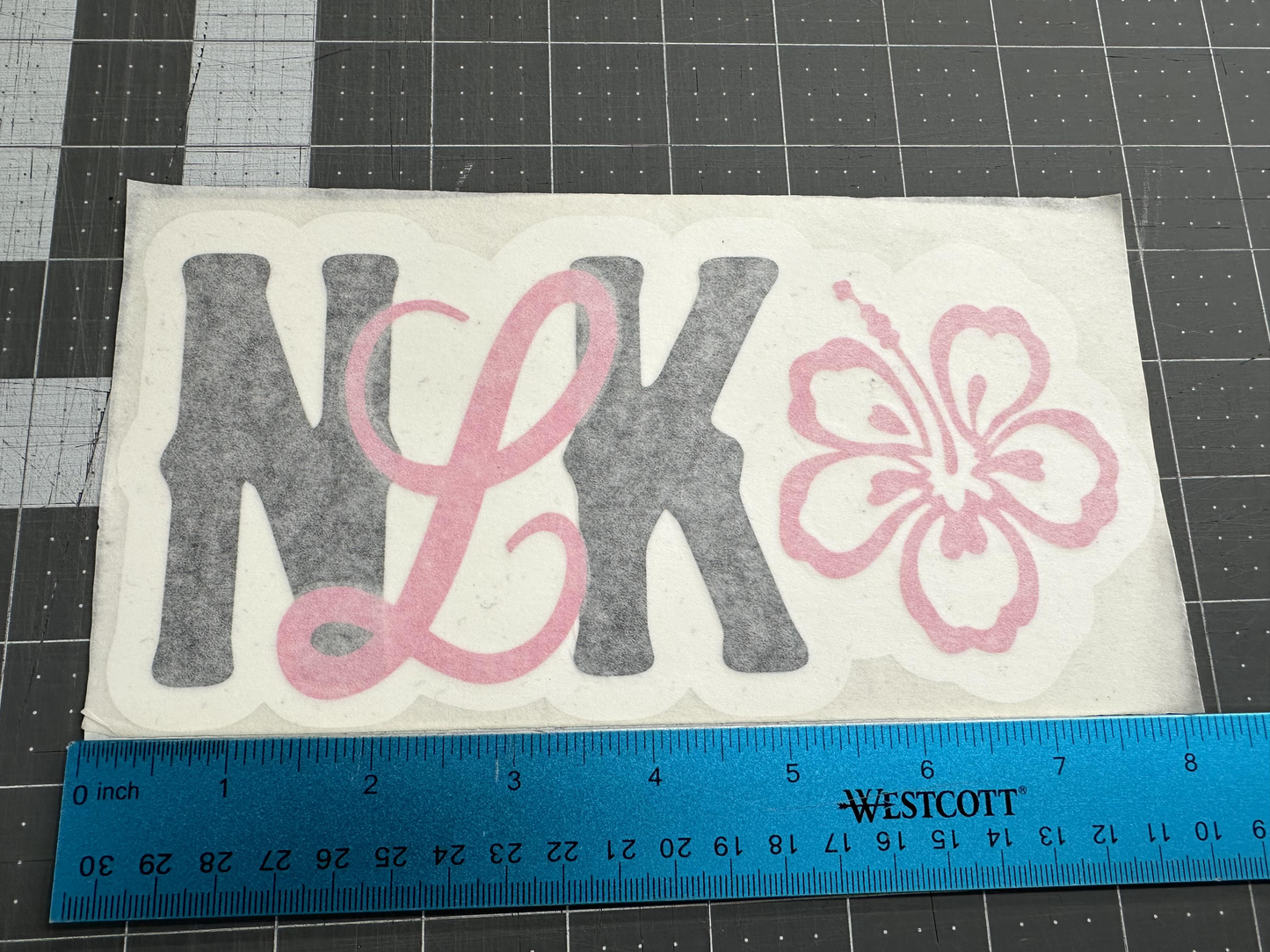 Decal NKL - Nam Knight Ladies Hibiscus Vinyl Decal (3 color)