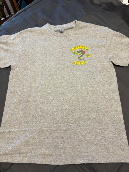 NK Ribbon T-Shirt - Gray