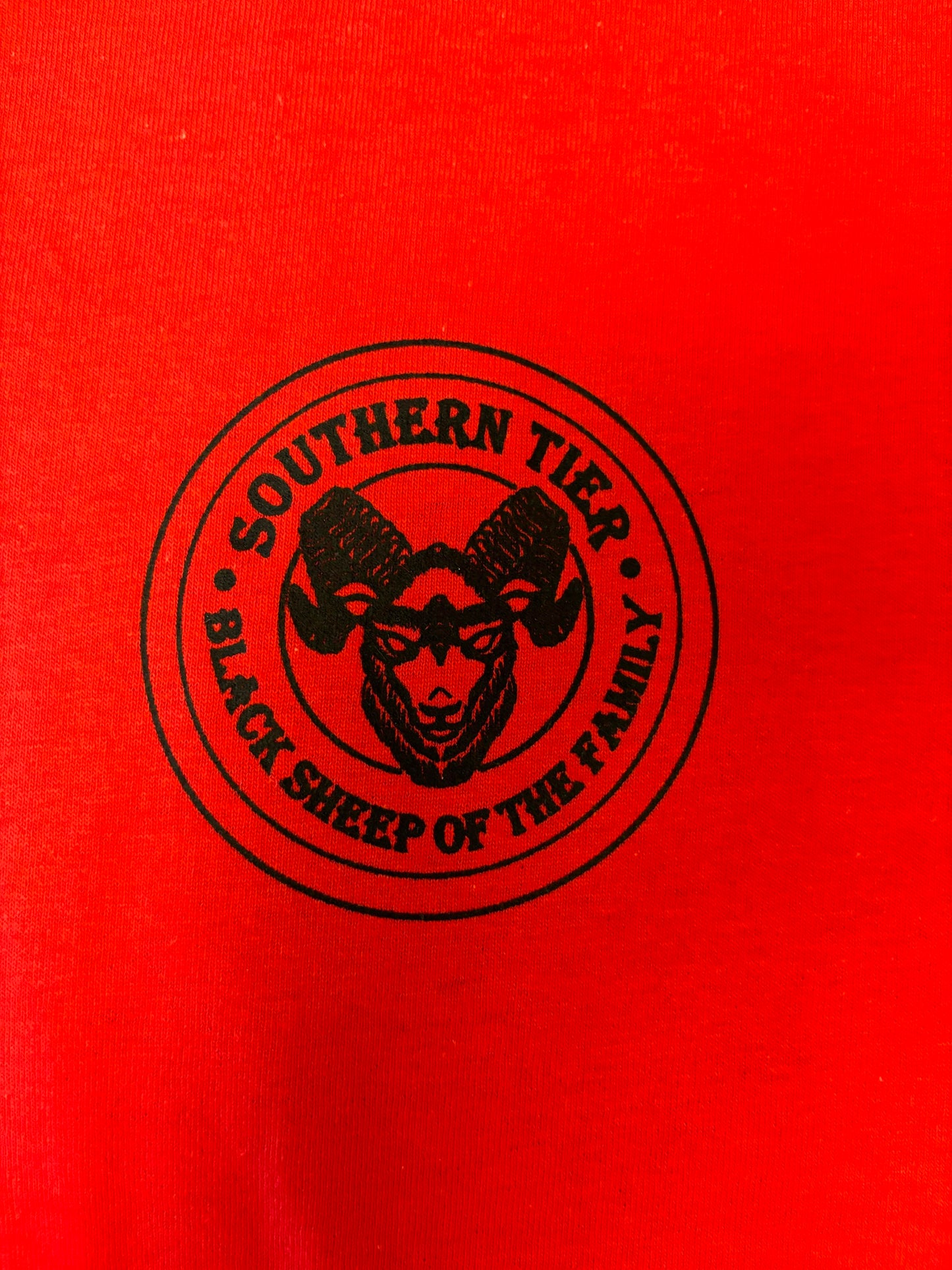 Supporter Adult Southern Tier Black Sheep T-Shirt - Red