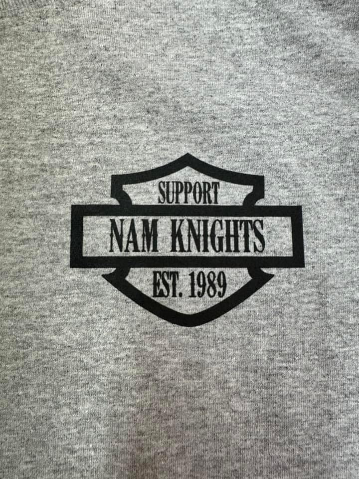 Supporter Adult NK T-Shirt with Bar & Shield Crest - Gray