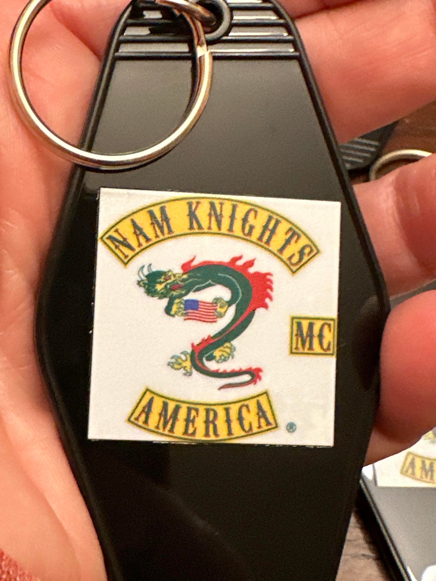 NK Flag Keychain